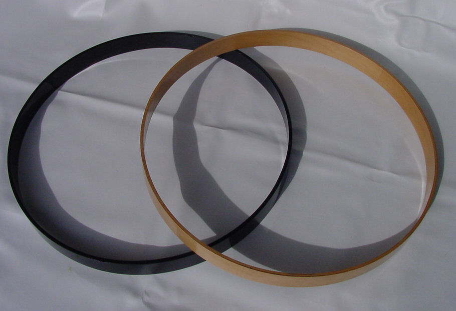 22" 10 ply Finished Bass Drum Hoop